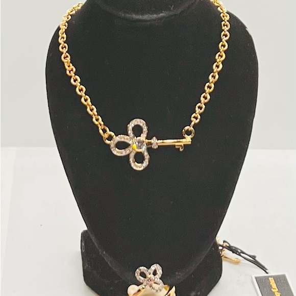 Juicy Couture Jewelry New With Tag Juicy Couture Gold Tone Pave Key